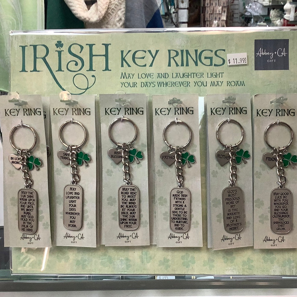 Irish key rings