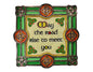 May the Road Rise... Celtic Threads Wall Plaque