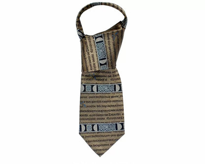 BOOK OF KELLS GOLD BK LION SILK TIE BK2001-O/S