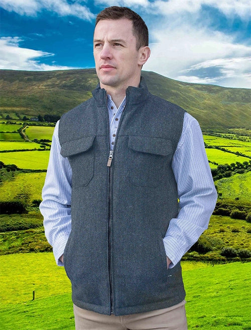 Emerald Isle Brian Gilet - Charcoal Gray