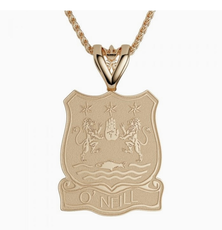 Shield Coat of Arms Pendant with Name