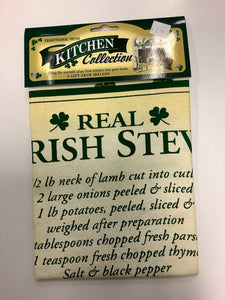 Irish stew tea towel