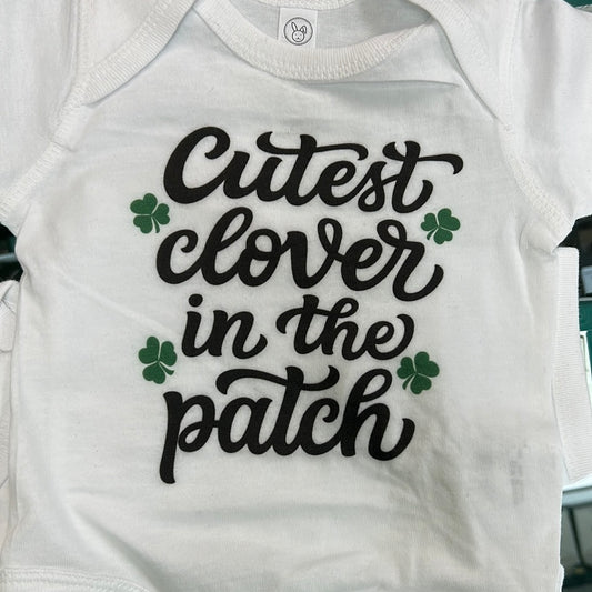 Cutest clover in the patch onesie