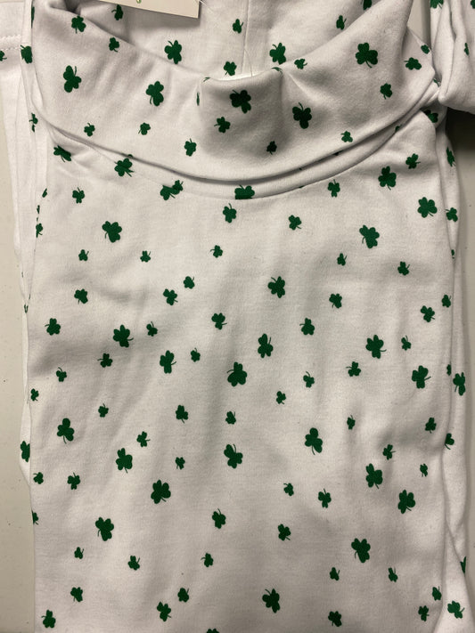 Adult shamrock turtleneck