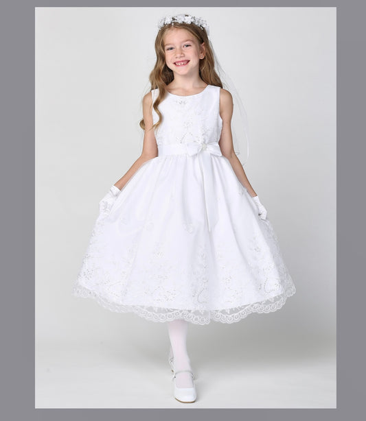 Embroidered tulle with sequins SP188