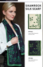 Shamrock silk scarf pf5032