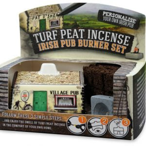 Turf peat burner Irish pub burner set