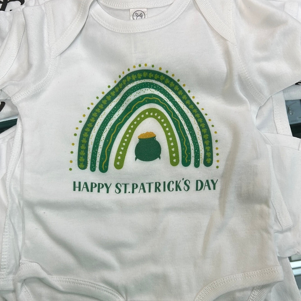 Happy St. Patrick’s day onesie