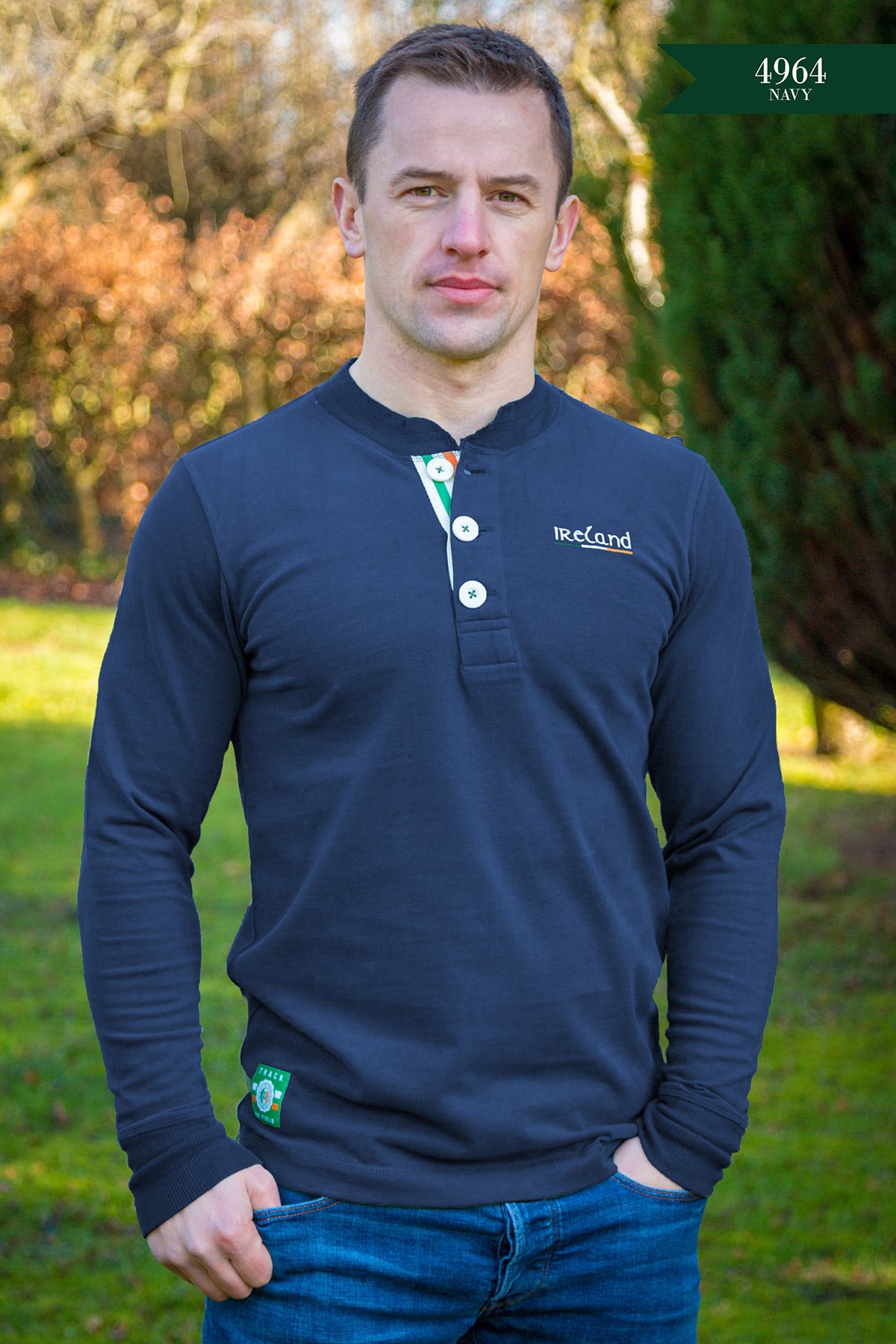 Retro Ireland long sleeve shirt 4964