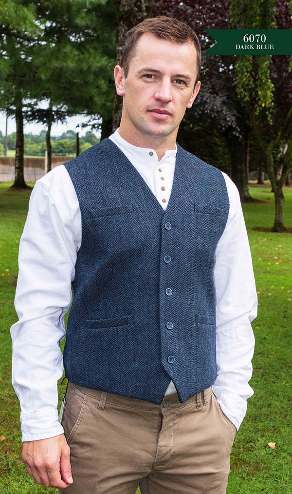 Emerald Isle waistcoat Navy 2209