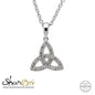 SS White Swarovski Crystal Small Trinity Necklace