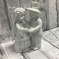 Porcelain bride and groom with shamrocks