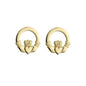 10k Gold small claddagh studs S3749