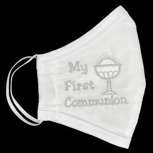 My first communion child face mask