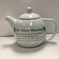 Old Irish blessing teapot