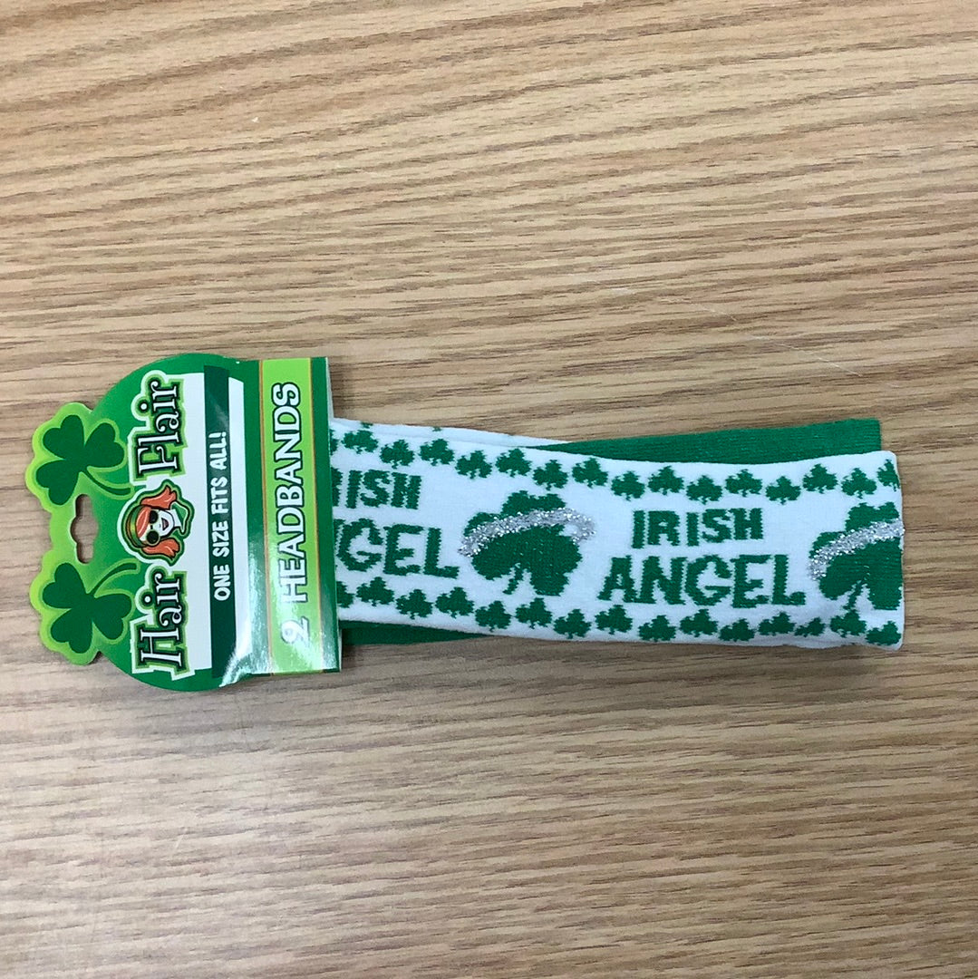 Irish angel set of 2 headbands