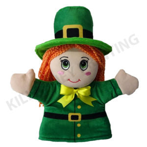 Lisa the leprechaun hand puppet