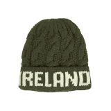 Ireland text chunky hat BEA34/EC