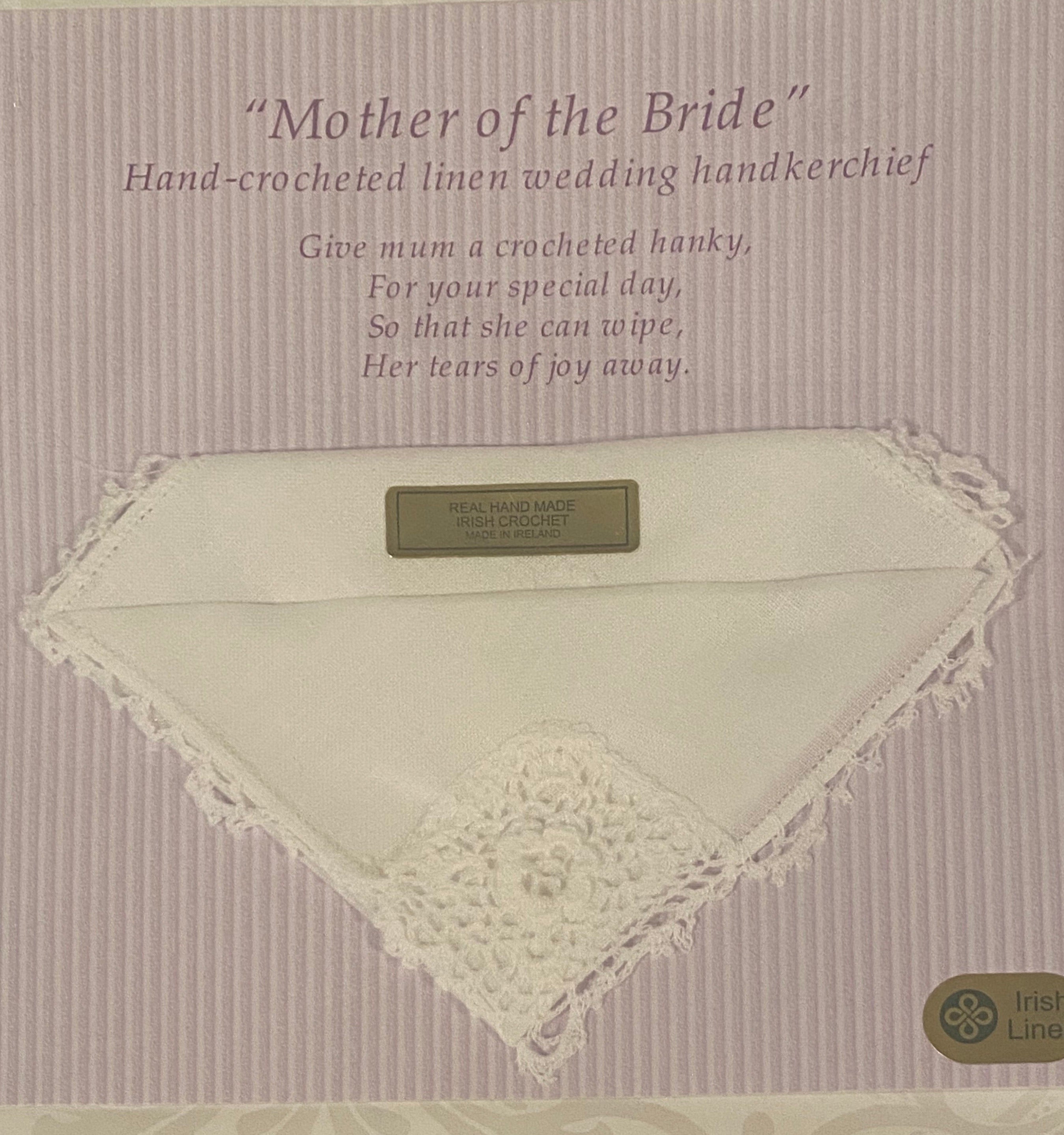 “Mother of the bride” hanky