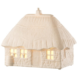 BELLEEK STUDIO COLLECTION THATCHED COTTAGE LUMINAIRE 4588