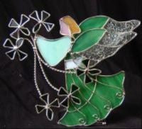 GUIDING SHAMROCK ANGEL VOTIVE Code: BOE736