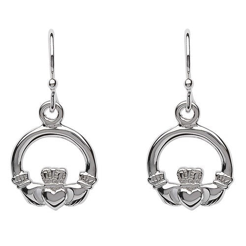 SS Claddagh drop Earrings SE2118