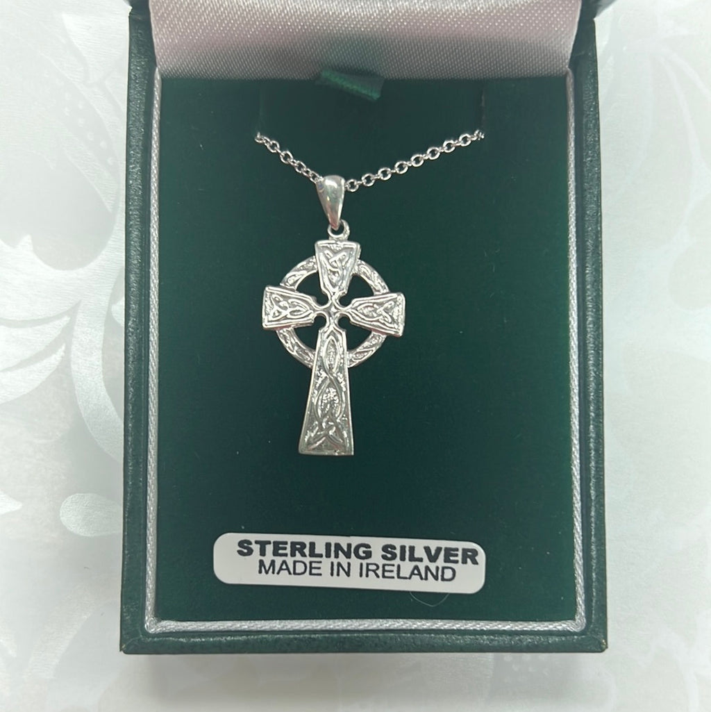 Sterling Silver Large Celtic cross S MA57