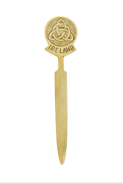 Ireland trinity knot letter opener brass