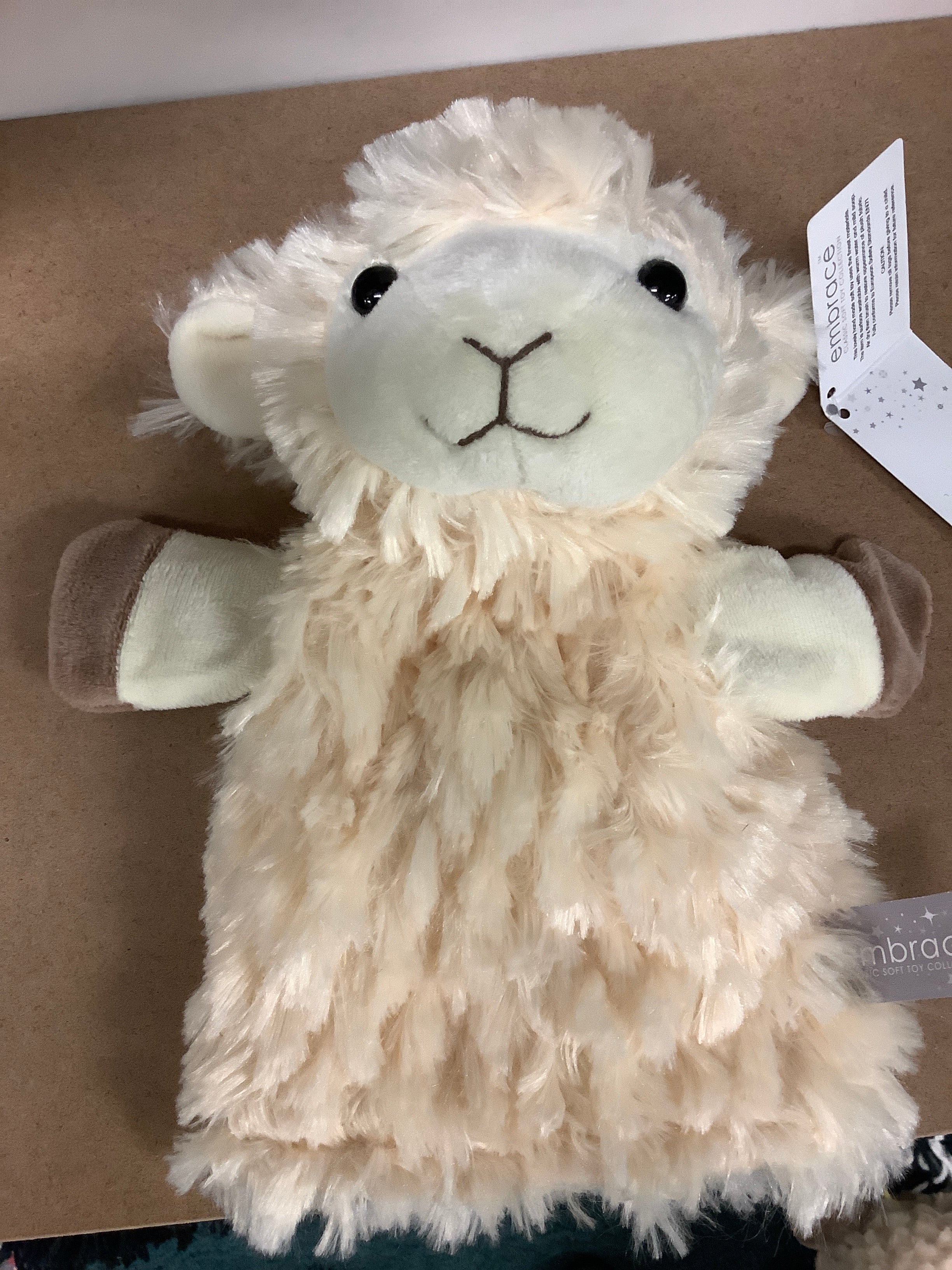 Lamb hand puppet