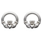 SS Claddagh stud Earrings SE2119