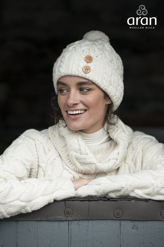 Aran Woollen Mills Merino Wool Hat – b547