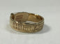 14k Gents Ogham band size 10.5 #13