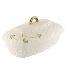 Shamrock butter dish 1329