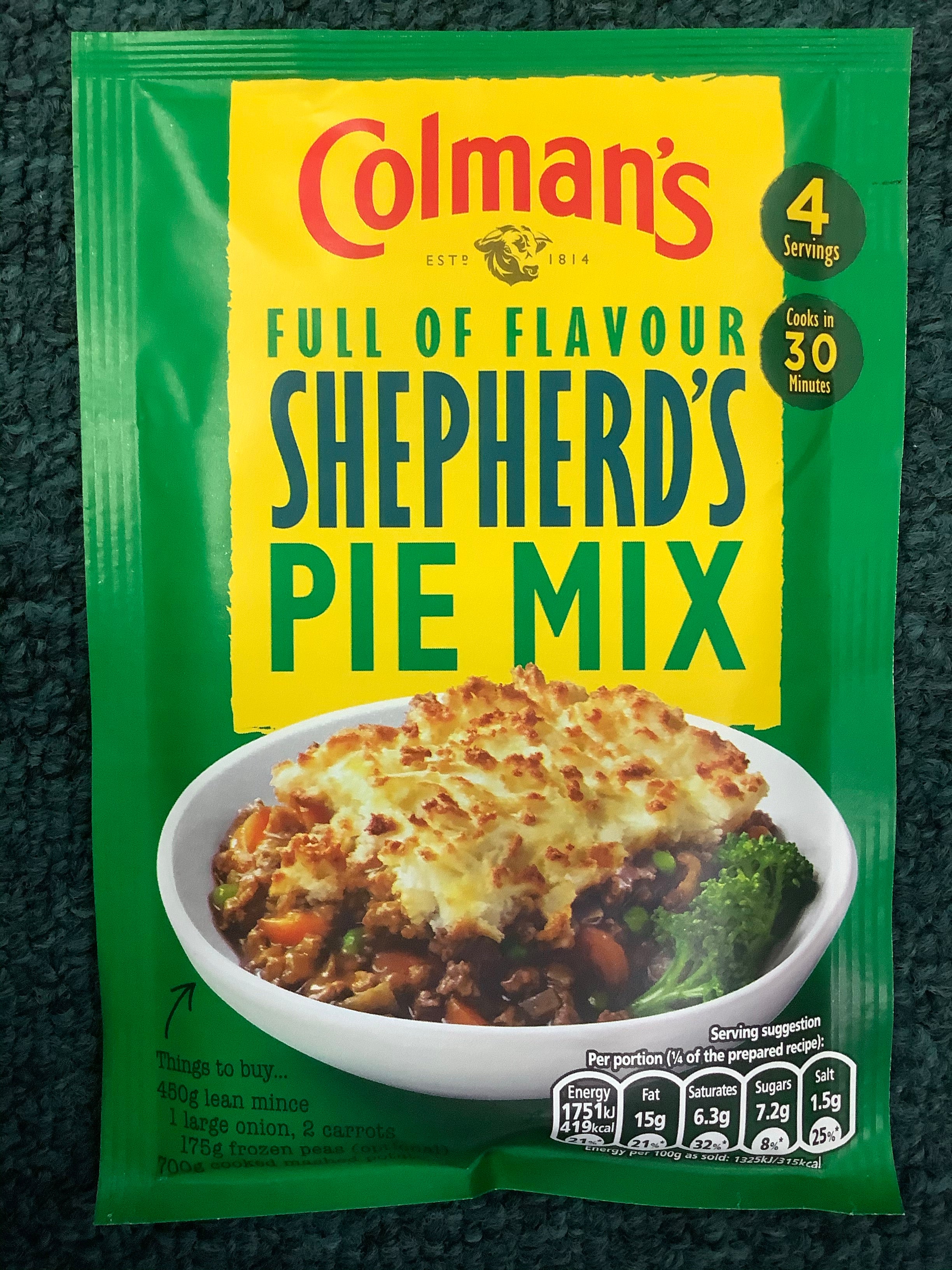 Colman’s Shepherds Pie Mix