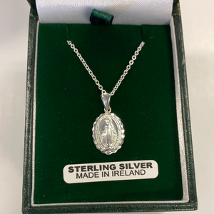 Sterling silver miraculous medal #ma47