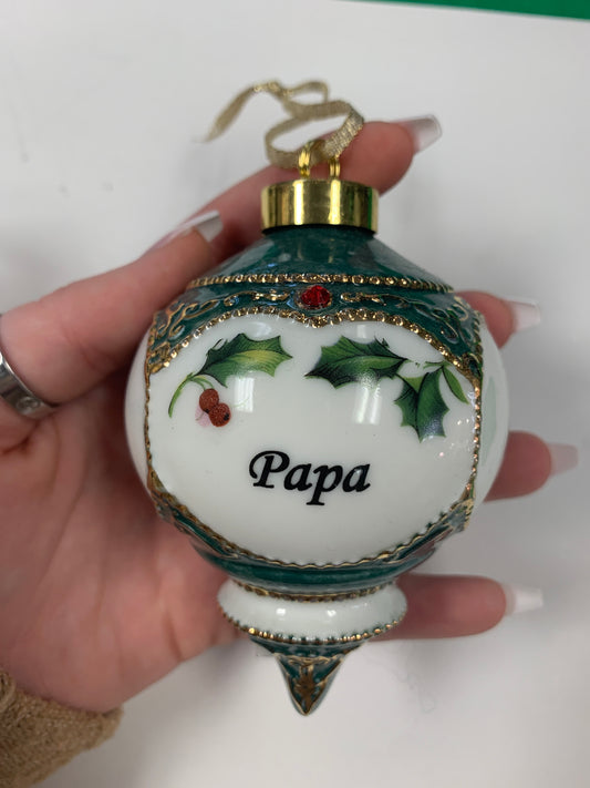 Papa Ornament