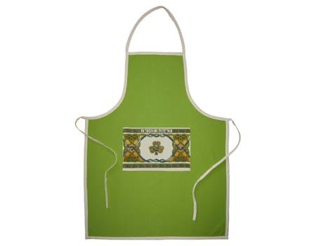 Apron with Shamrock on Pocket