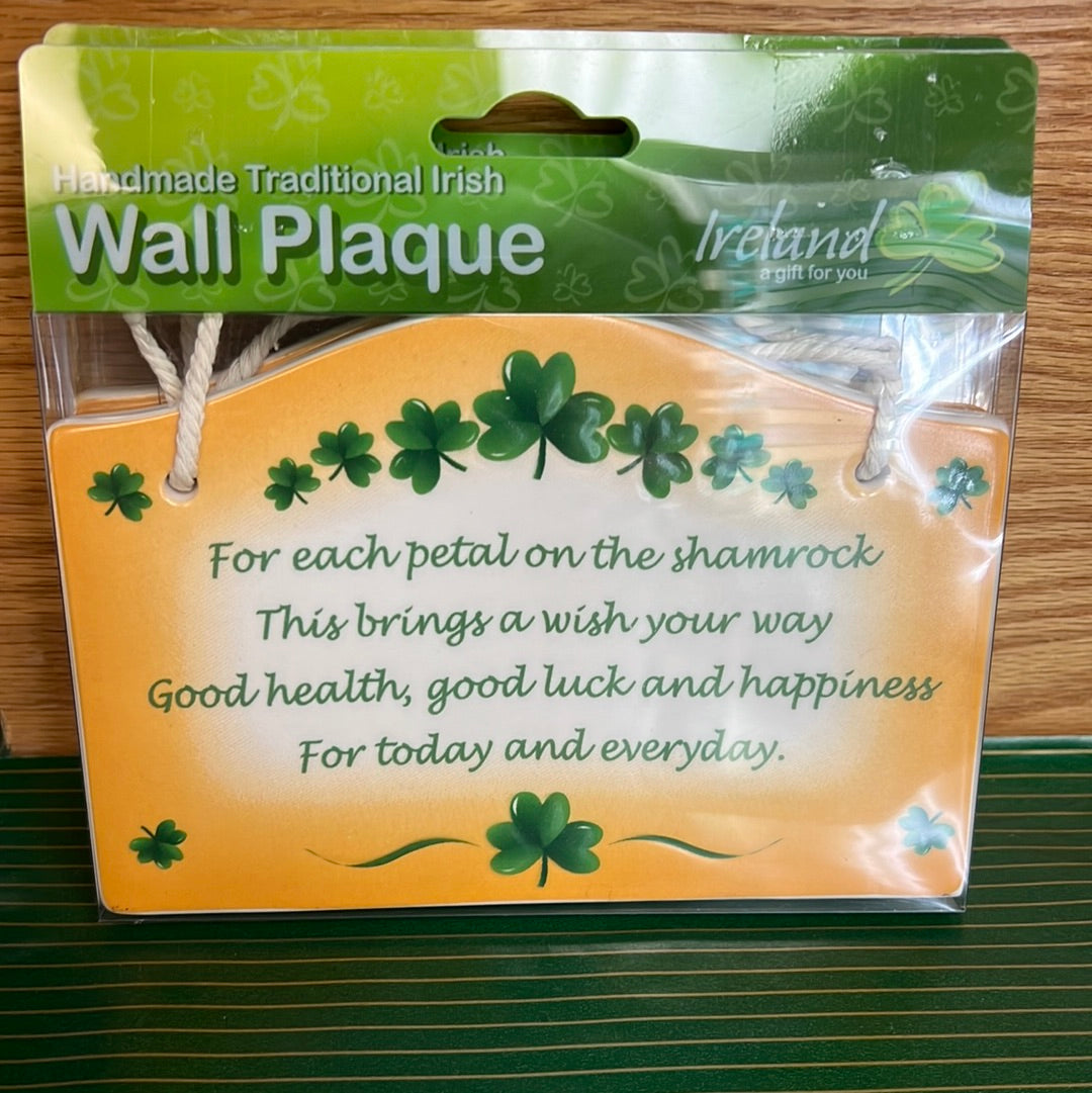 Irish blessing wall plaque