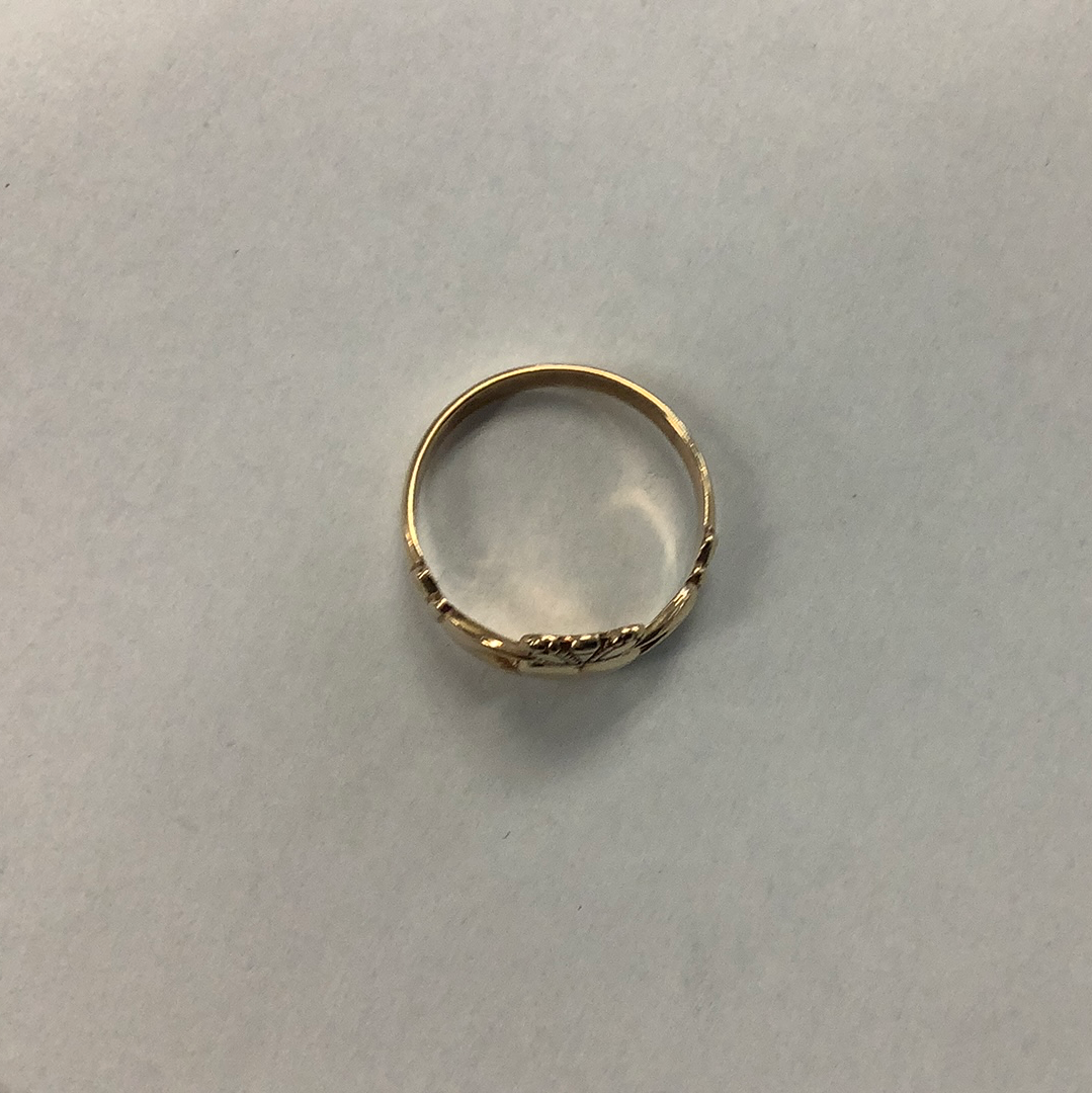 10k claddagh ring size 8.5 #HC499