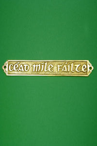 Cead mile failte plaque
