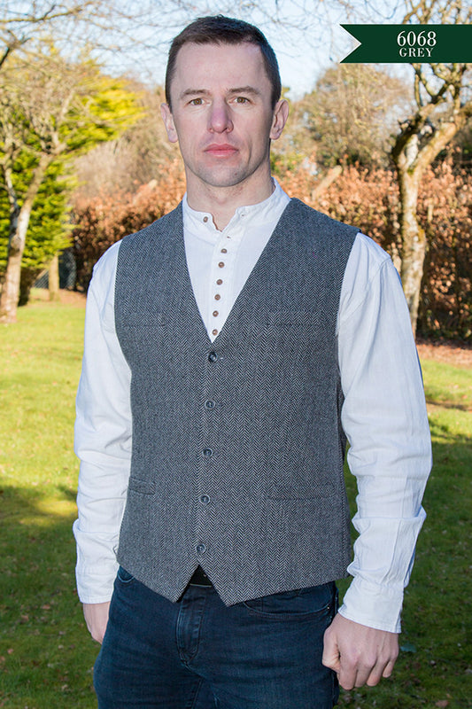 Emerald Isle waistcoat X6068 grey