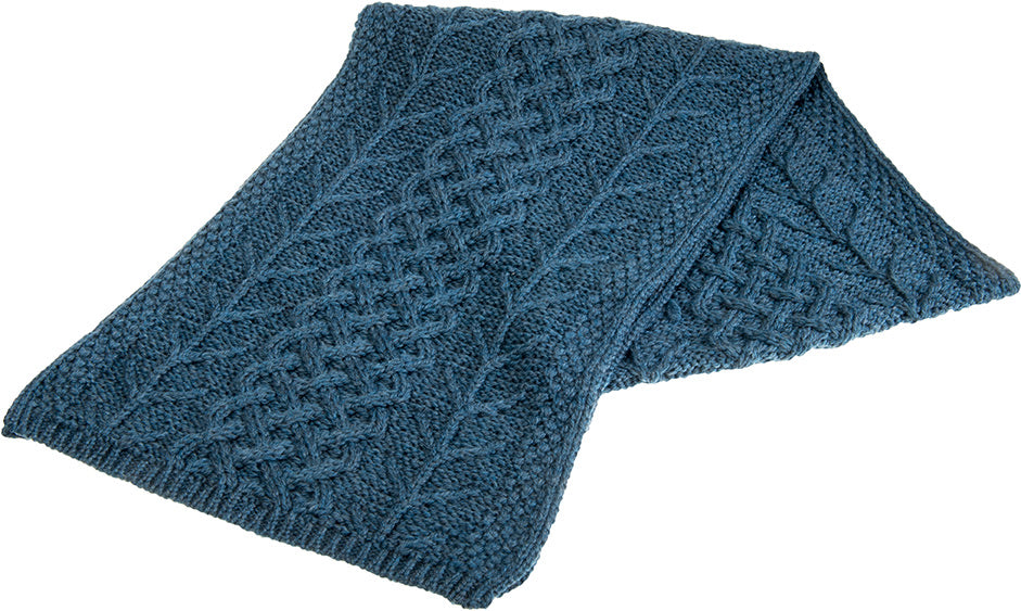 Tree of Life Super Soft Merino Wool Scarf b526 by aran woolen mills