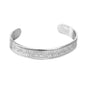 STEEL ENGRAVED TRINITY CELTIC CUFF BANGLE S50083