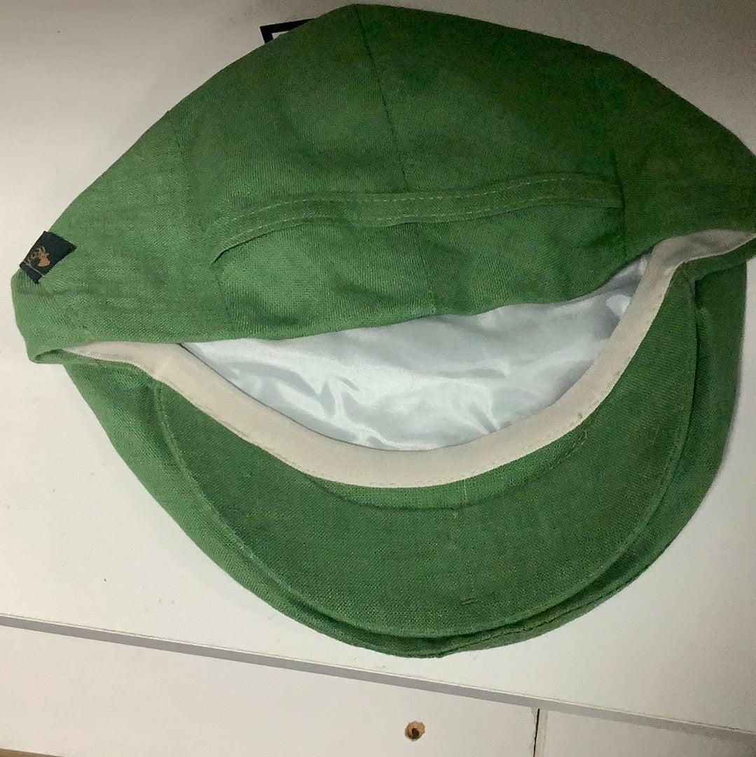 Mucros Green Linen trinity Cap 20