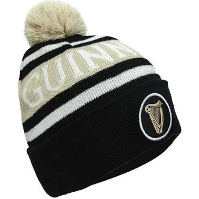 Guinness black and white beanie Gb9008