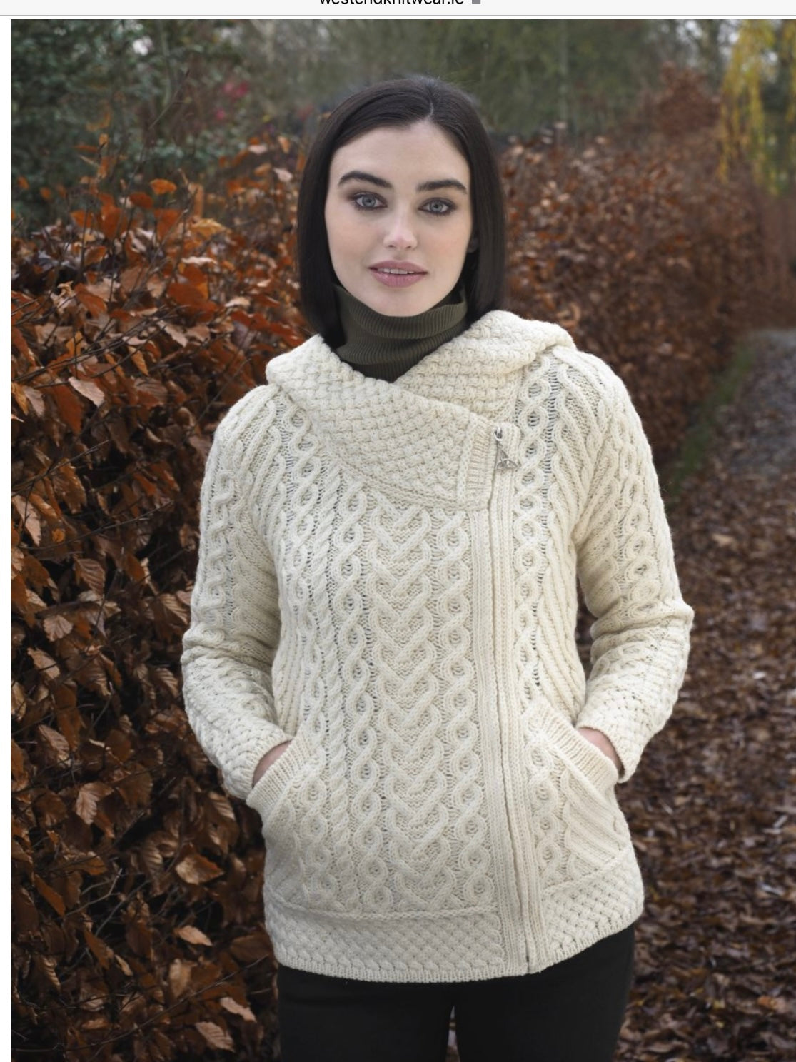 KILKENNY SIDE ZIP CARDIGAN WITH HOOD HD4916