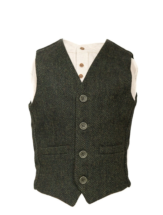 Emerald Isle Boys Waistcoat GREEN