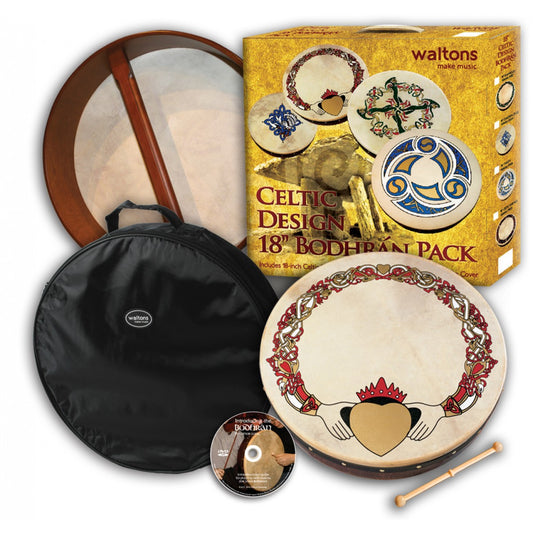 18" Claddagh Bodhran Pack