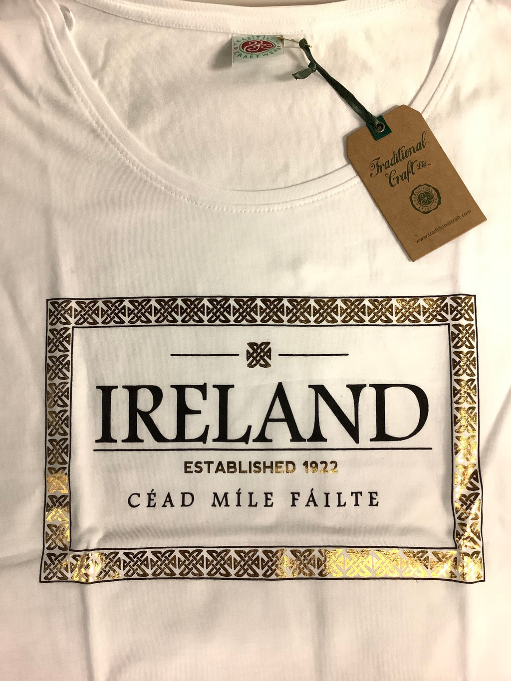 White Ireland Celtic Frame
