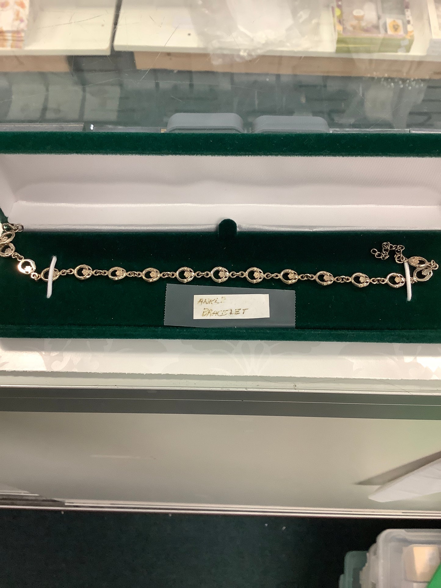 Claddagh ankle bracelet #CB2815